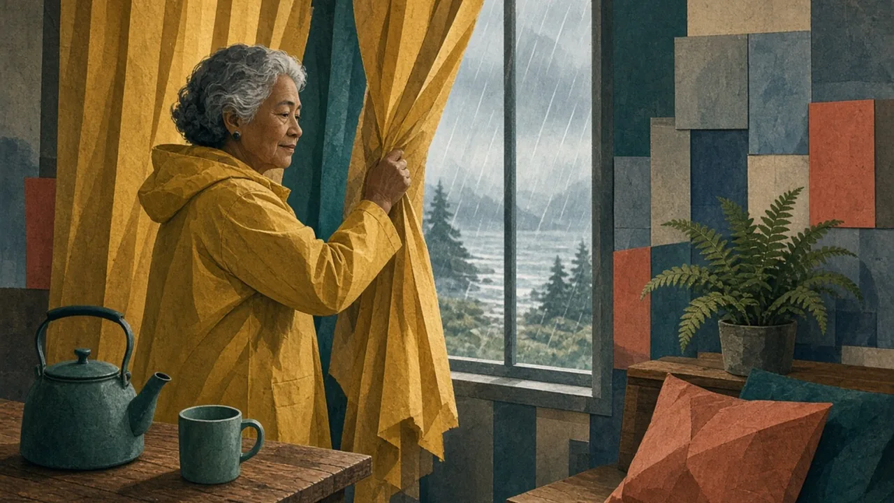 Older adults sharing a calm morning moment